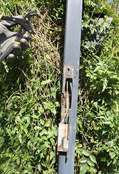 Wooden Gate Repair Near Hackberry